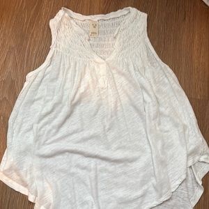 White Free People Sleeveless Top